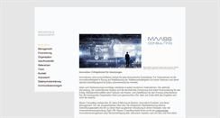 Desktop Screenshot of maassconsulting.de
