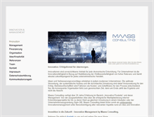 Tablet Screenshot of maassconsulting.de